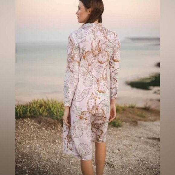 Las Surenas x Tuckernuck Amor Green tunic dress size small - Picture 4 of 17